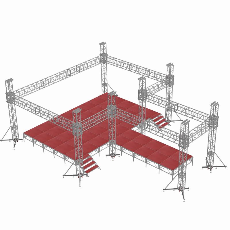 鋁合金舞臺(tái)桁架設(shè)計(jì)圖
